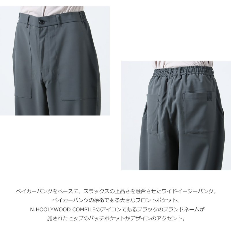N.HOOLYWOOD(̥ϥꥦå) WIDE EASY PANTS