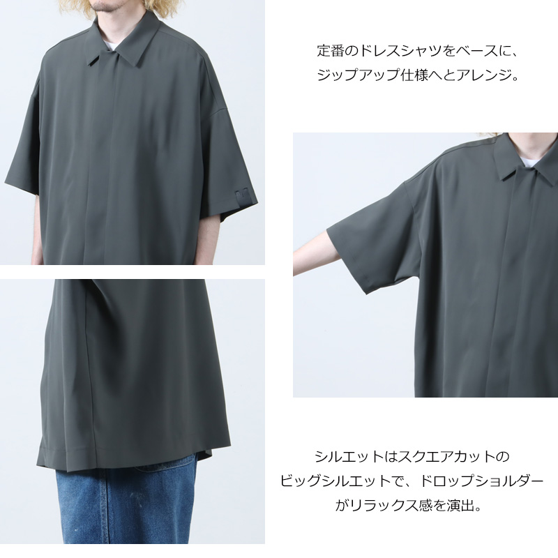 N.HOOLYWOOD(̥ϥꥦå) ZIP UP HALF SLEEVE SHIRT