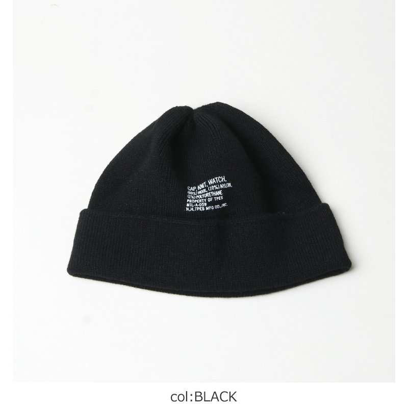 br>N．HOOLYWOOD <br>23AW｢WATCH CAP NAVY｣ ニットキャップ イエロー ...