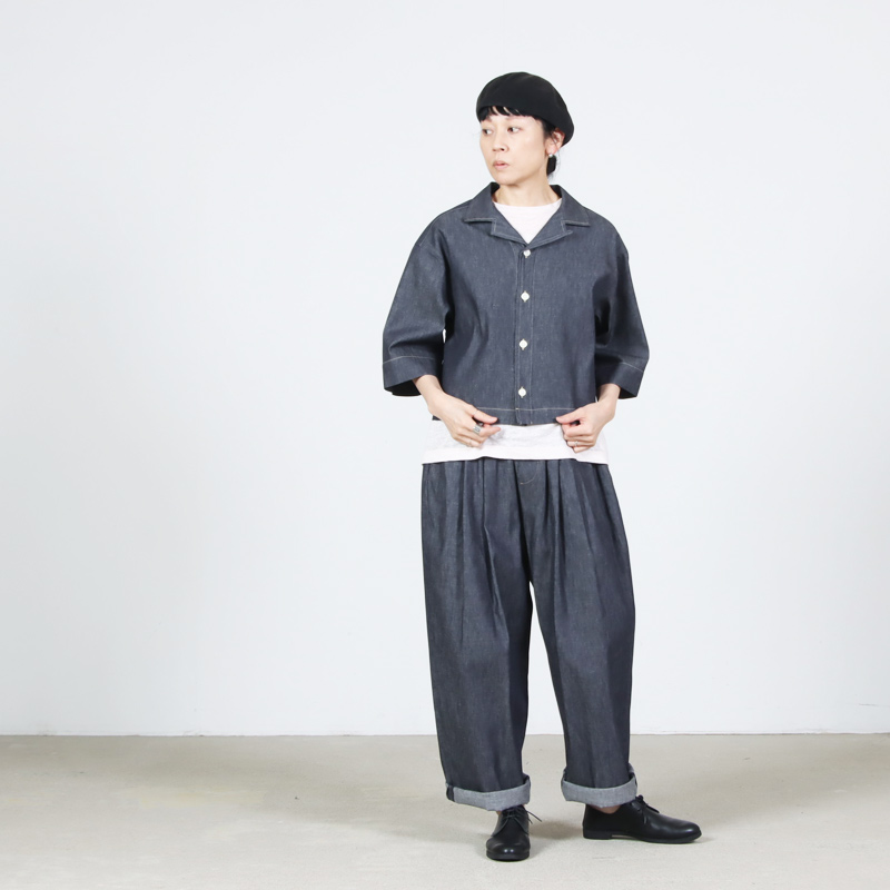 nicholson and nicholson(�˥��륽�󥢥�ɥ˥��륽��) �ǥ˥� ���������ѥ�� HAKU-DENIM