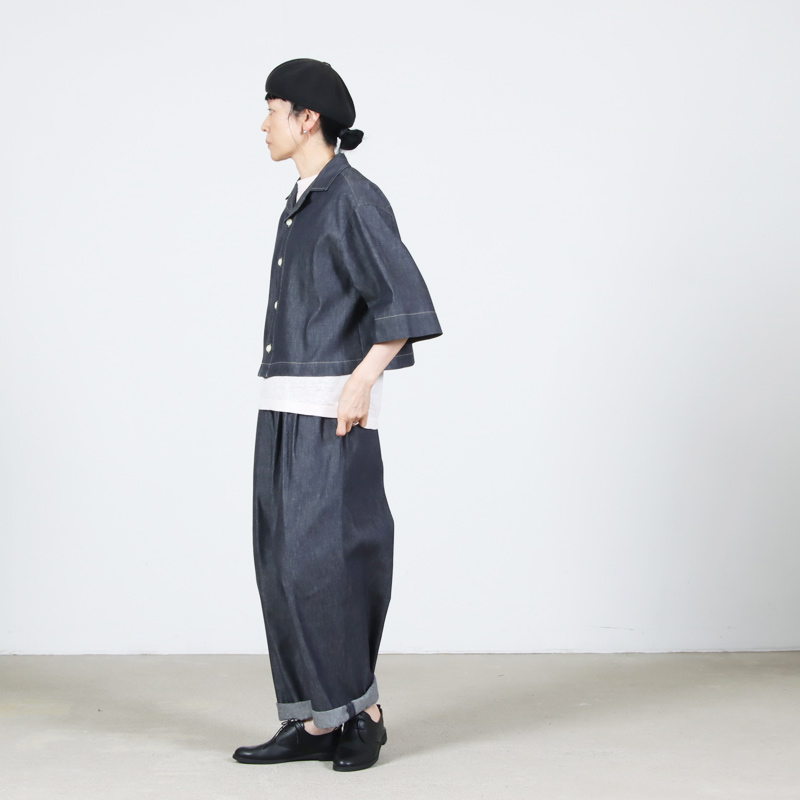 nicholson and nicholson(�˥��륽�󥢥�ɥ˥��륽��) �ǥ˥� ���������ѥ�� HAKU-DENIM