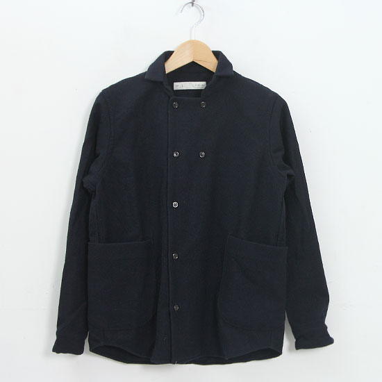 Nisica ニシカ ウールメルトンダブルボタンシャツ