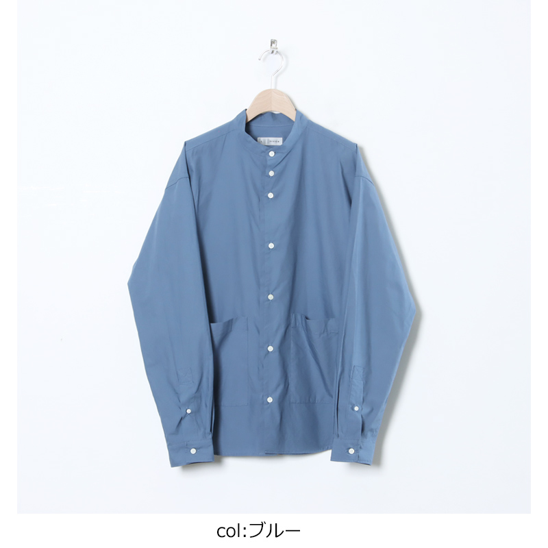 美品】Cristaseya コットン バンド カラー シャツ【XL】 - メルカリ
