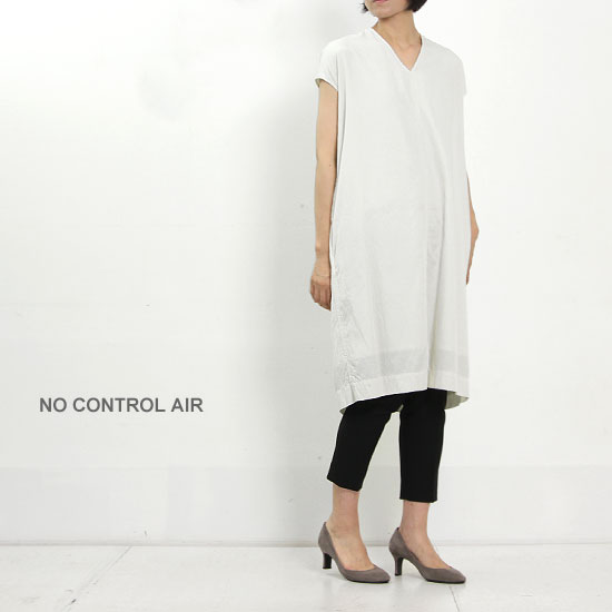 No Control Air ノーコントロールエアー キュプラコットンカルゼフレンチスリーブワンピース