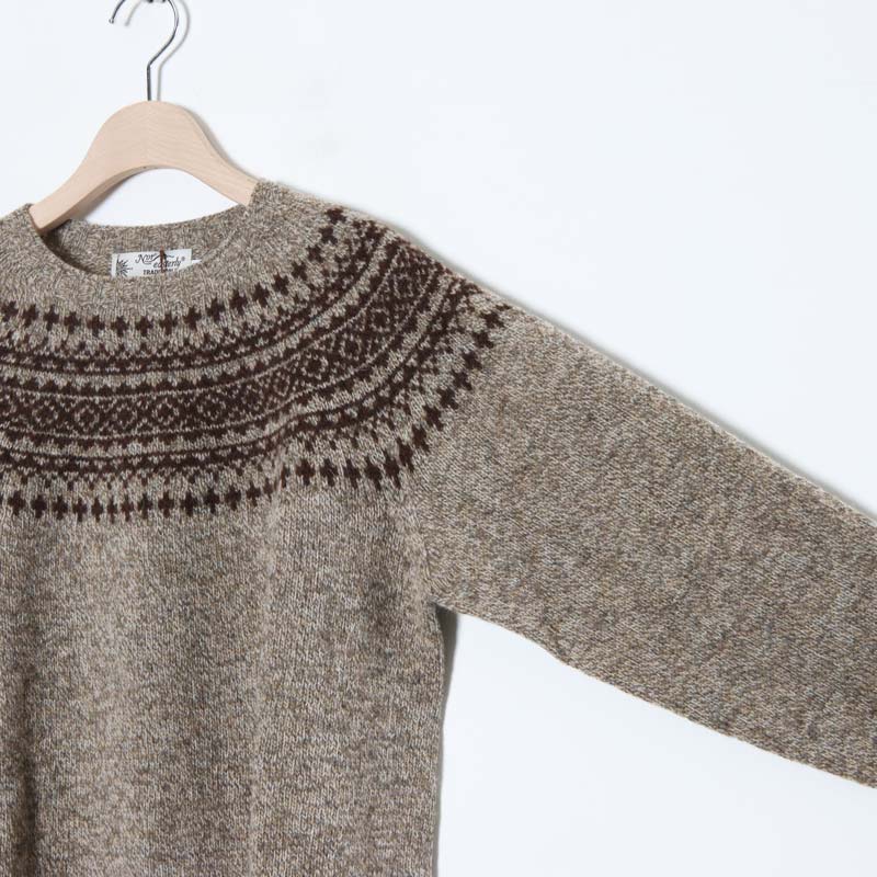 NOR'EASTERLY (ノア イースターリー) L/S WIDE NECK 2TONE NORDIC