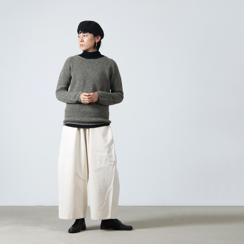 NOR'EASTERLY (ノア イースターリー) L/S WIDE NECK / ロングスリーブワイドネック