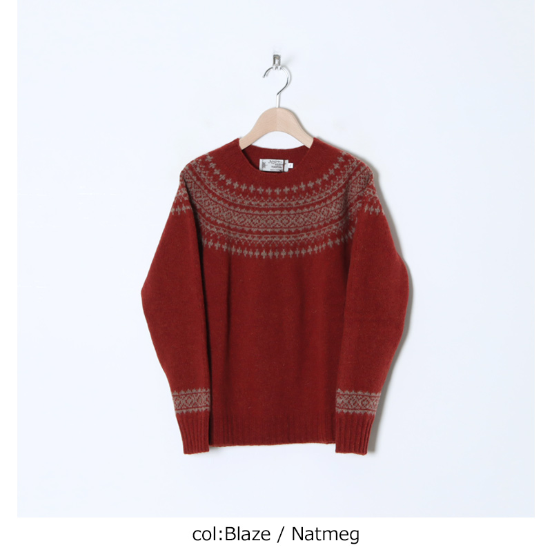 NOR'EASTERLY(Υ ꡼) L/S WIDE NECK 2TONE NORDIC
