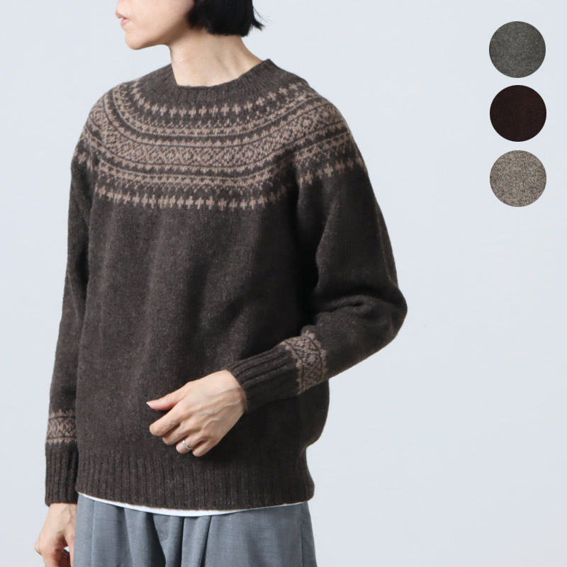 NOR'EASTERLY (Υ ꡼) L/S CREW 2TONE NORDIC / 磻ɥͥå2ȡΥǥå