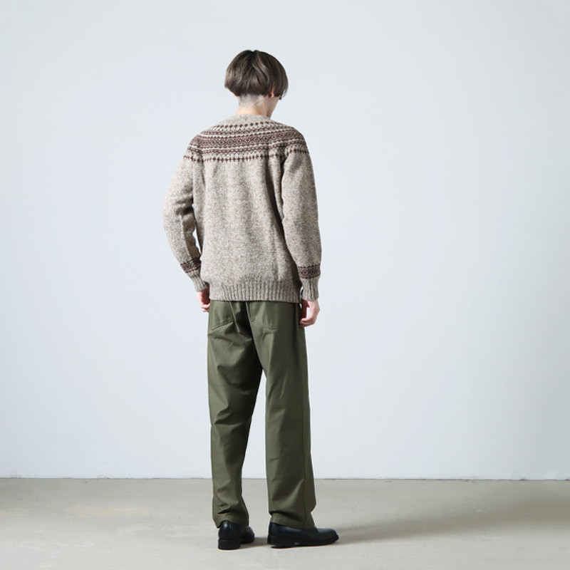 NOR'EASTERLY(Υ ꡼) L/S CREW 2TONE NORDIC