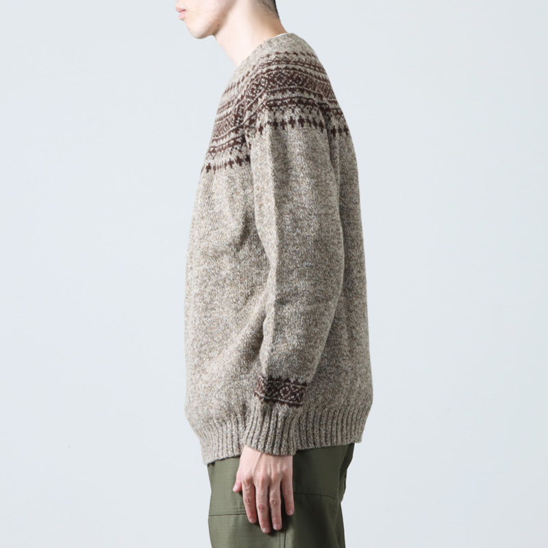 NOR'EASTERLY(Υ ꡼) L/S CREW 2TONE NORDIC