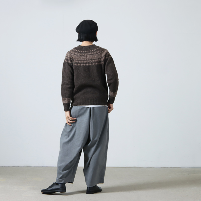 NOR'EASTERLY(Υ ꡼) L/S CREW 2TONE NORDIC