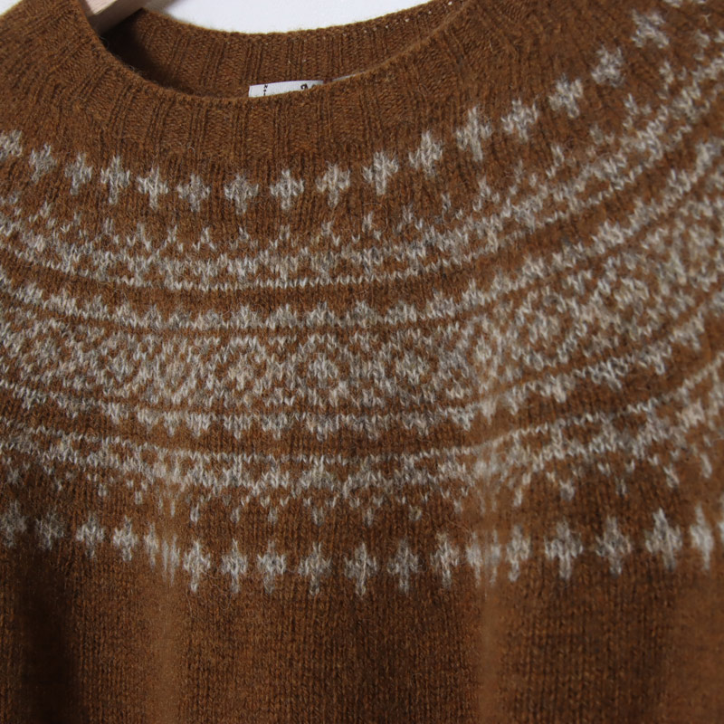 NOR'EASTERLY(ノア イースターリー) L/S CREW 2TONE NORDIC