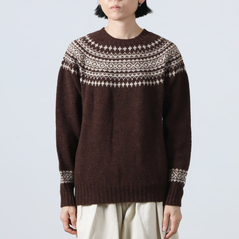 NOR'EASTERLY(ノア イースターリー) L/S CREW 2TONE NORDIC