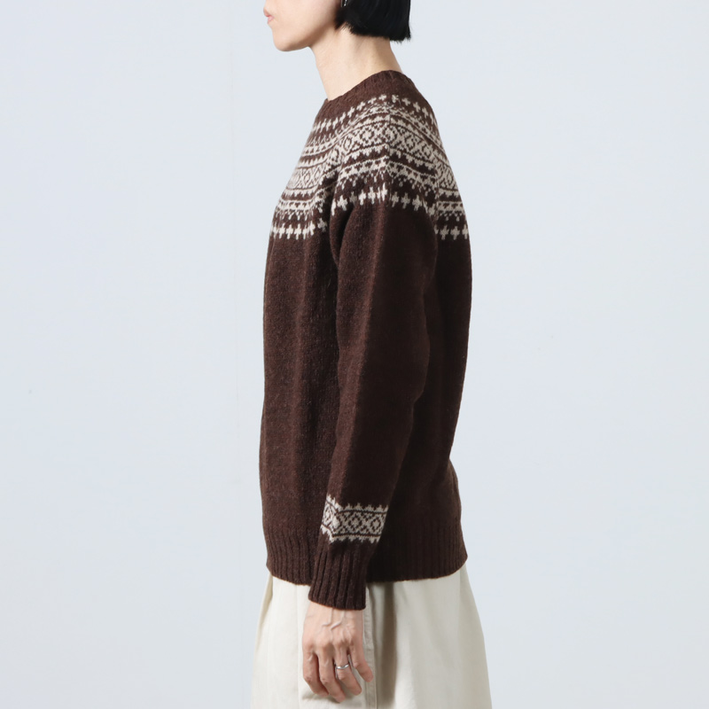 NOR'EASTERLY(ノア イースターリー) L/S CREW 2TONE NORDIC