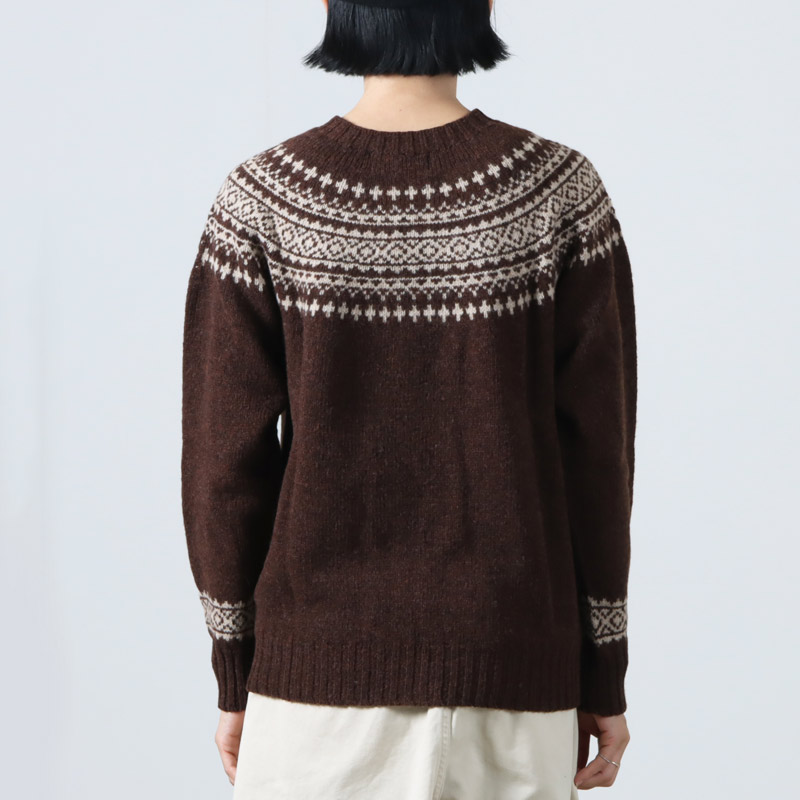 NOR'EASTERLY(ノア イースターリー) L/S CREW 2TONE NORDIC