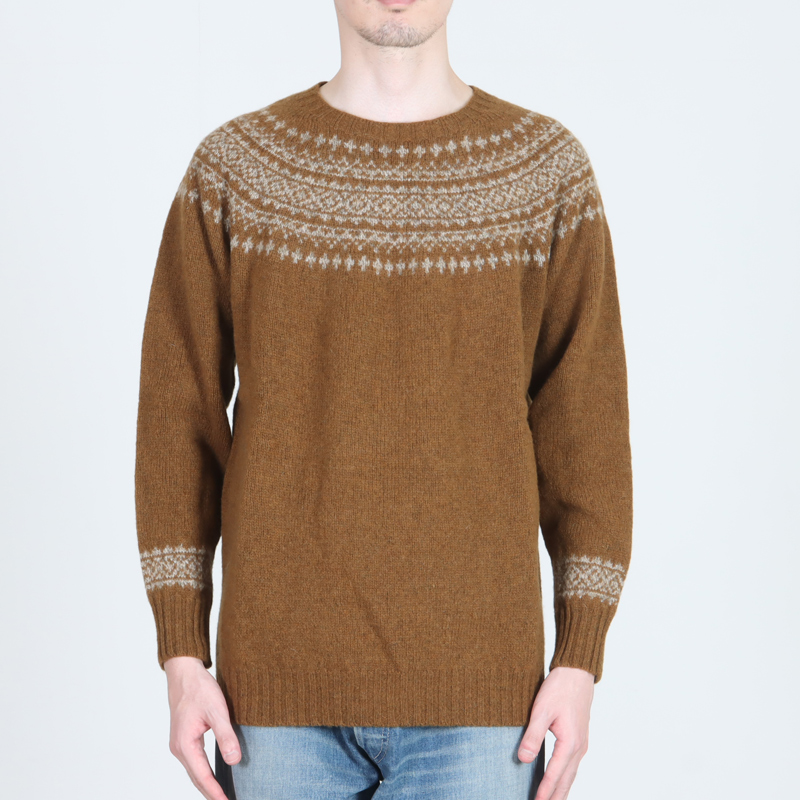 NOR'EASTERLY(ノア イースターリー) L/S CREW 2TONE NORDIC