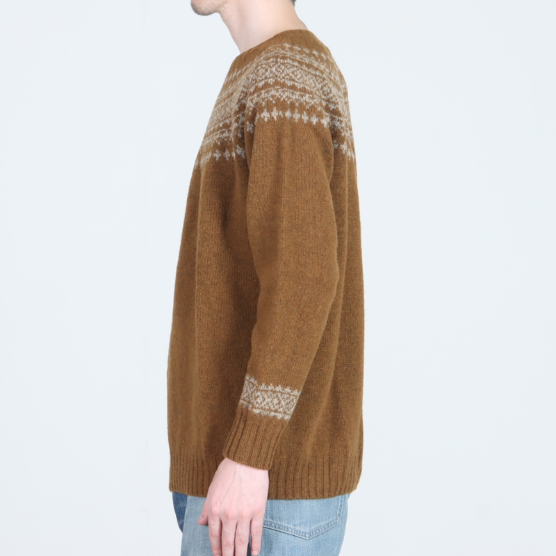 NOR'EASTERLY(ノア イースターリー) L/S CREW 2TONE NORDIC