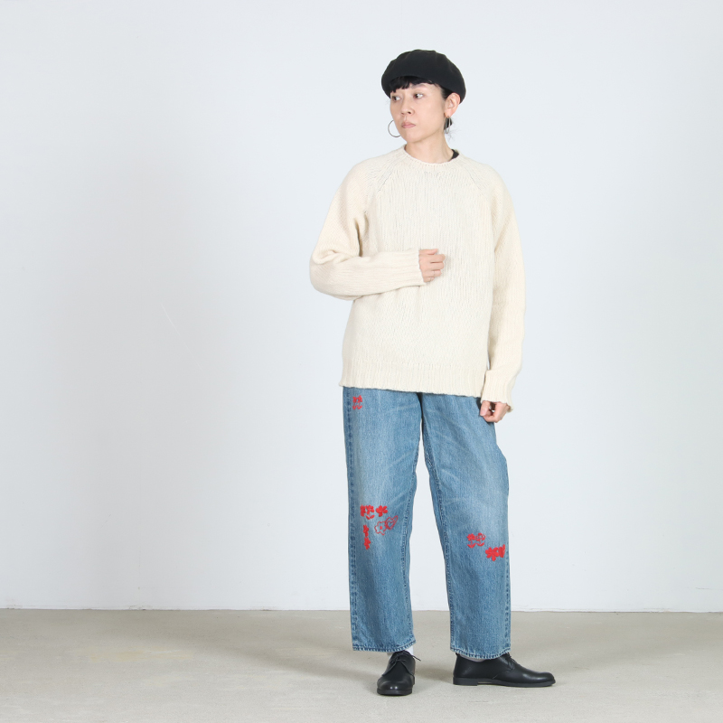 NOR'EASTERLY(Υ ꡼) 2PLY RAGLAN CREW