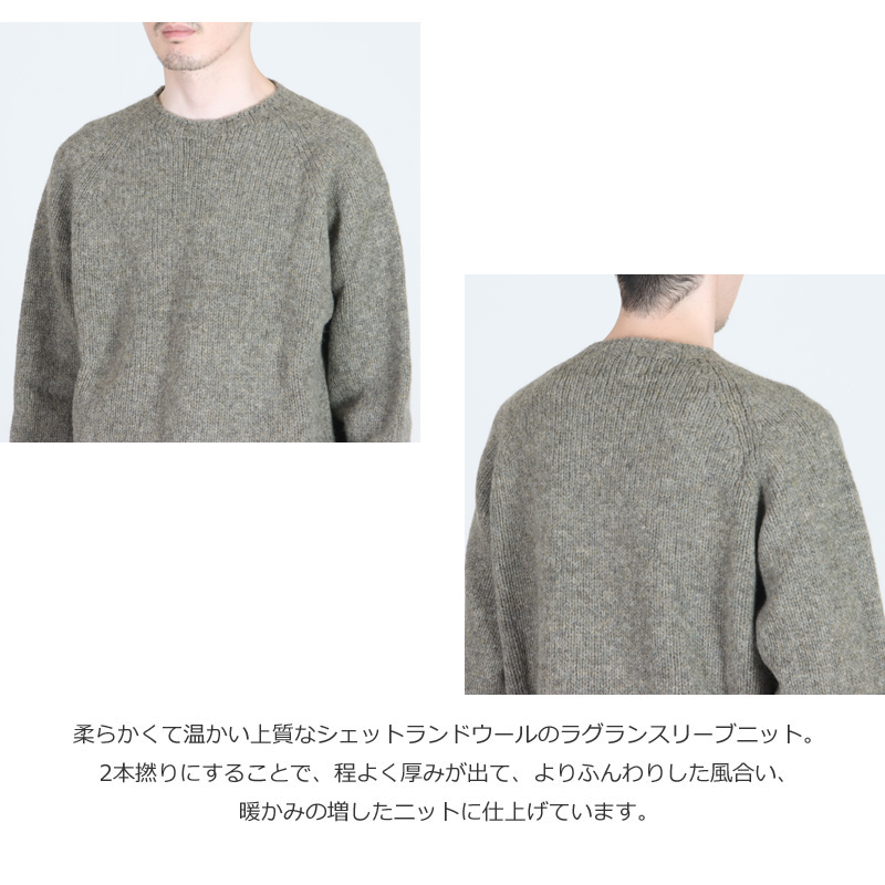 NOR'EASTERLY(Υ ꡼) 2PLY RAGLAN CREW
