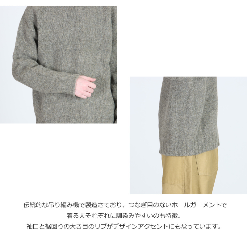 NOR'EASTERLY(Υ ꡼) 2PLY RAGLAN CREW