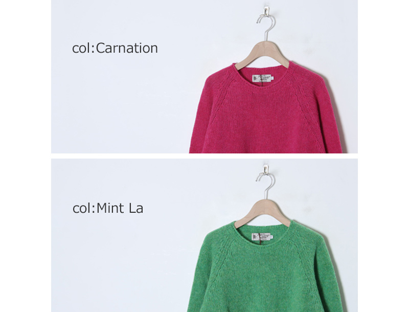 NOR'EASTERLY(Υ ꡼) 2PLY RAGLAN CREW