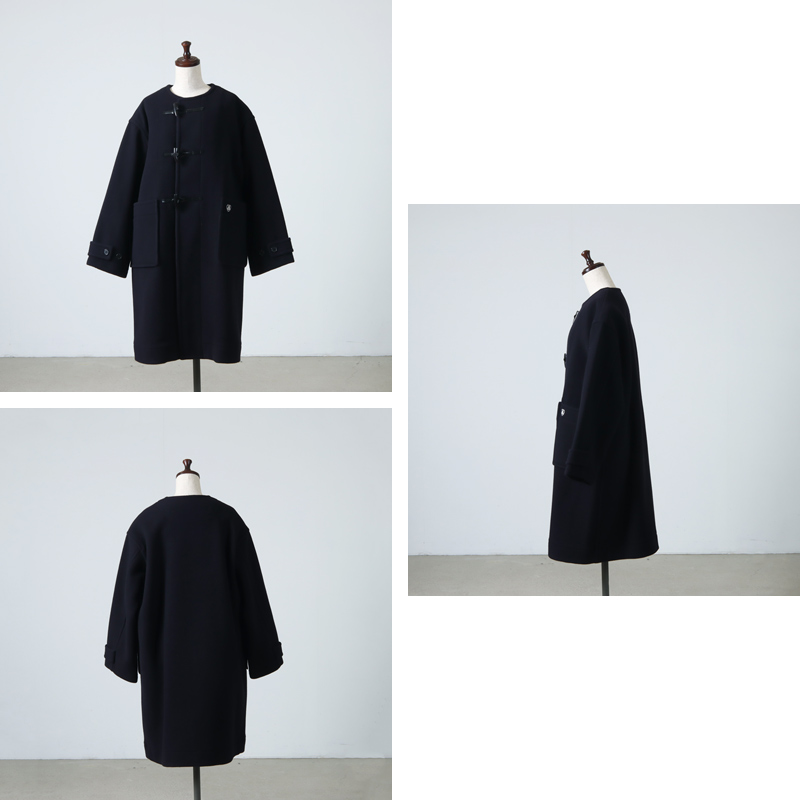 ORCIVAL(Х) COLLARLESS DUFFEL COAT