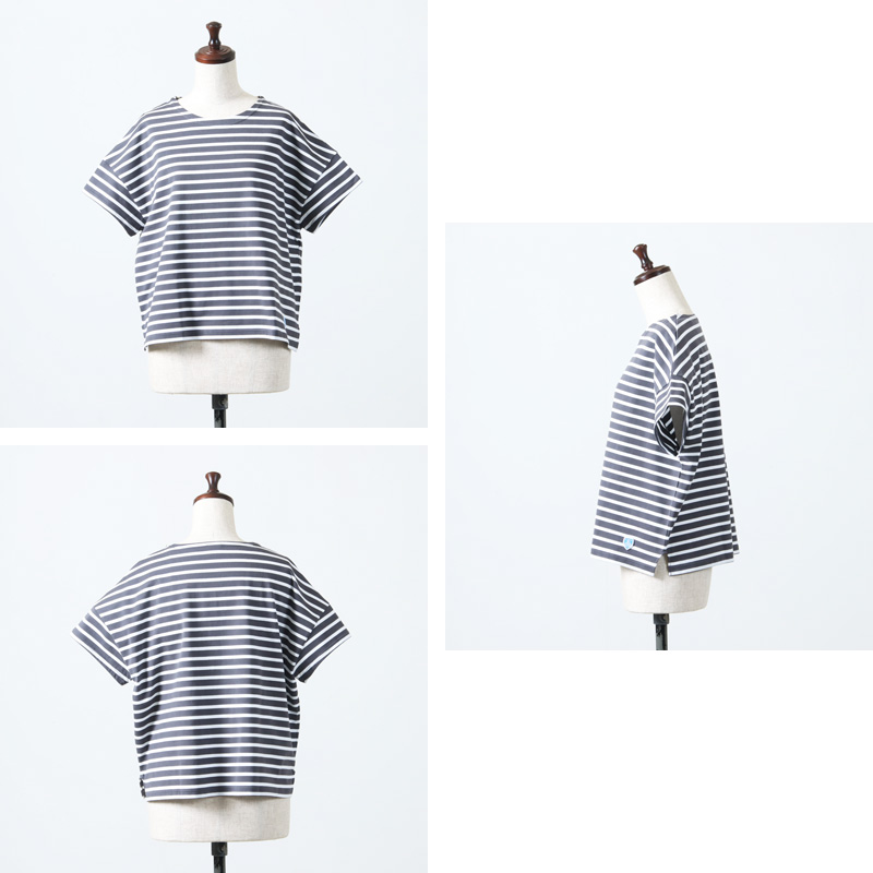 ORCIVAL(�������Х�) BOAT NECK S/S P.O.