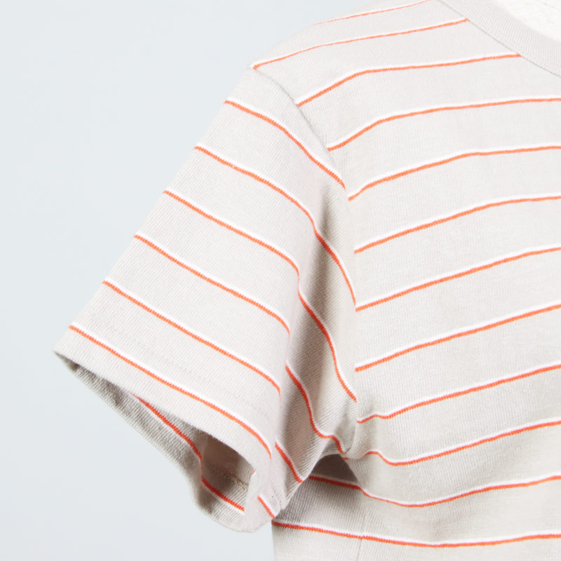 ORCIVAL(�������Х�) EMBROIDERY SHORT SLEEVE T-SHIRT