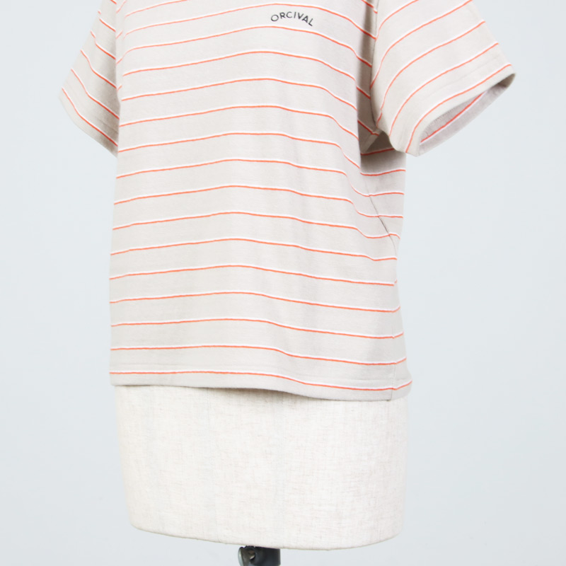 ORCIVAL(�������Х�) EMBROIDERY SHORT SLEEVE T-SHIRT