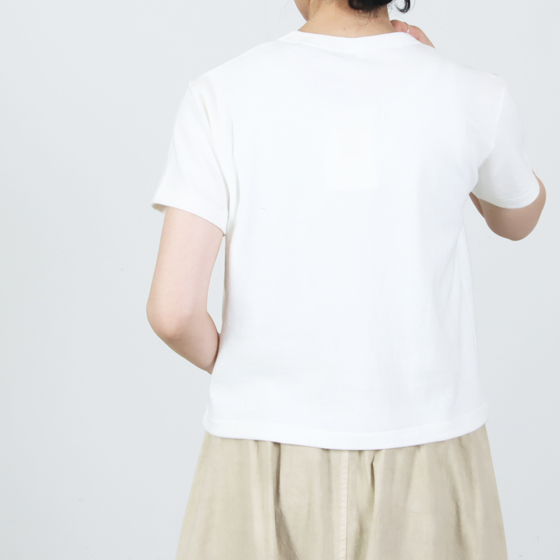 ORCIVAL(�������Х�) EMBROIDERY SHORT SLEEVE T-SHIRT