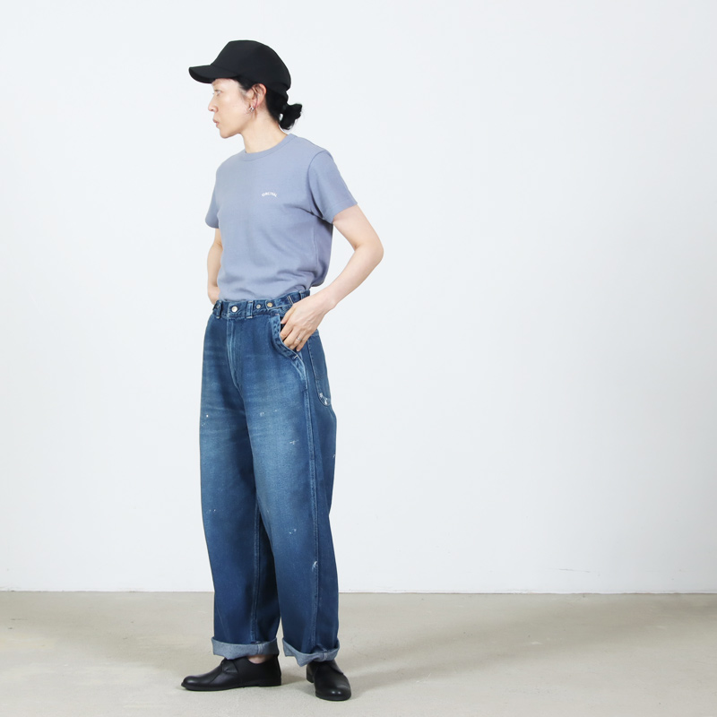 ORCIVAL(�������Х�) EMBROIDERY SHORT SLEEVE T-SHIRT