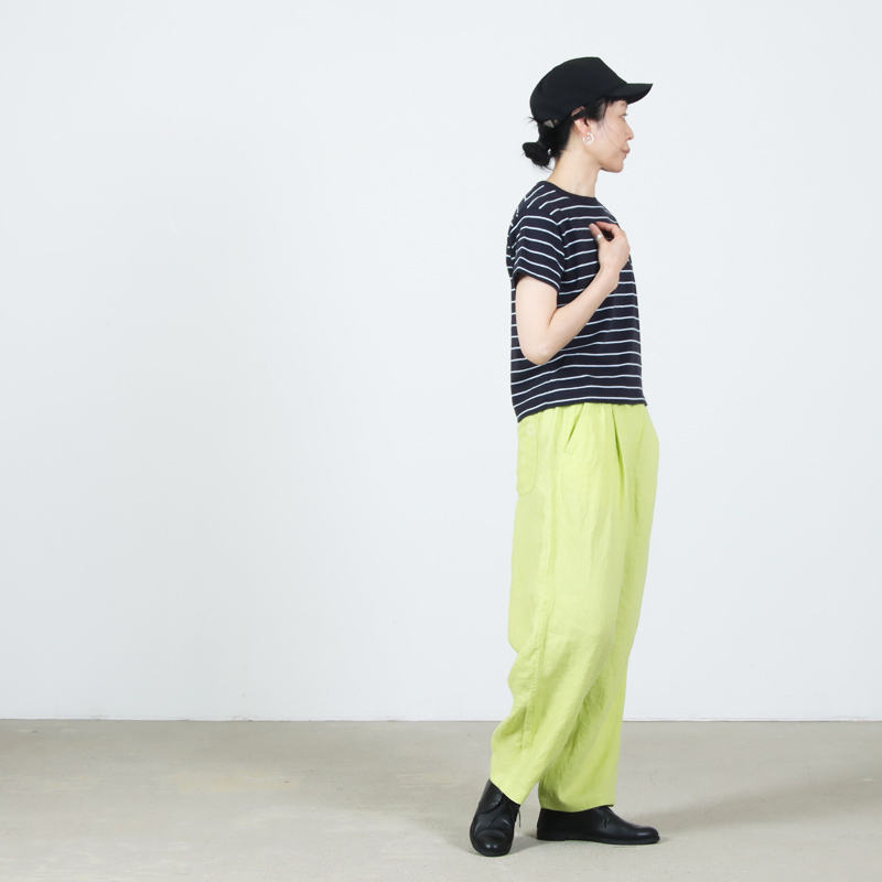 ORCIVAL(�������Х�) EMBROIDERY SHORT SLEEVE T-SHIRT