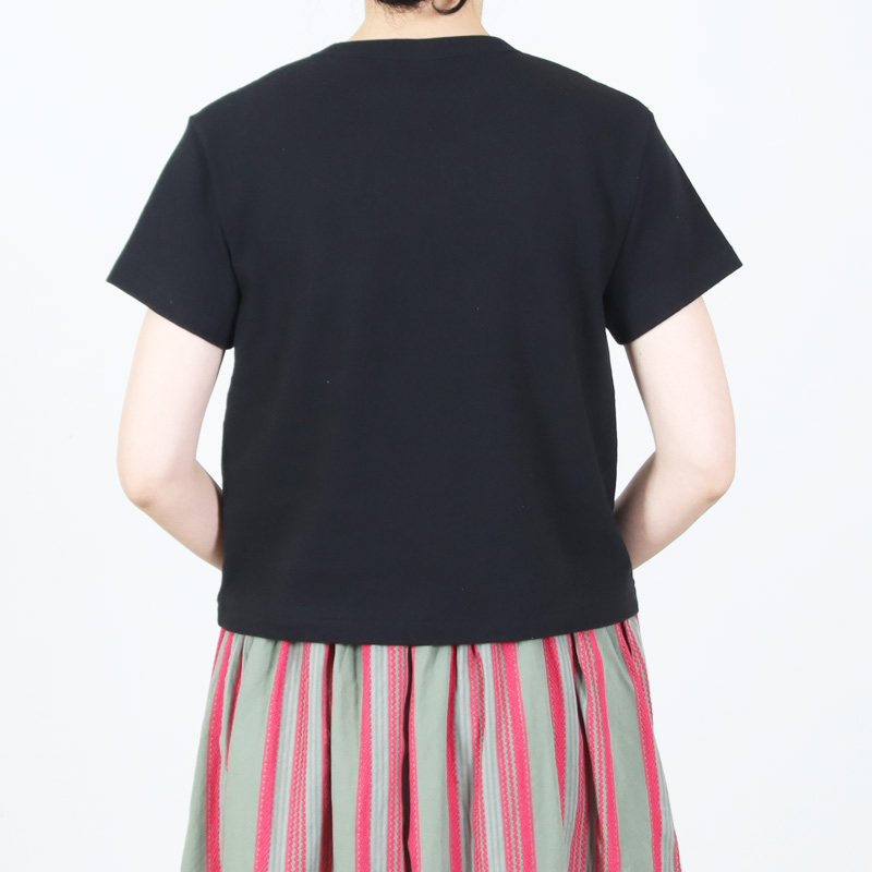 ORCIVAL(�������Х�) EMBROIDERY SHORT SLEEVE T-SHIRT