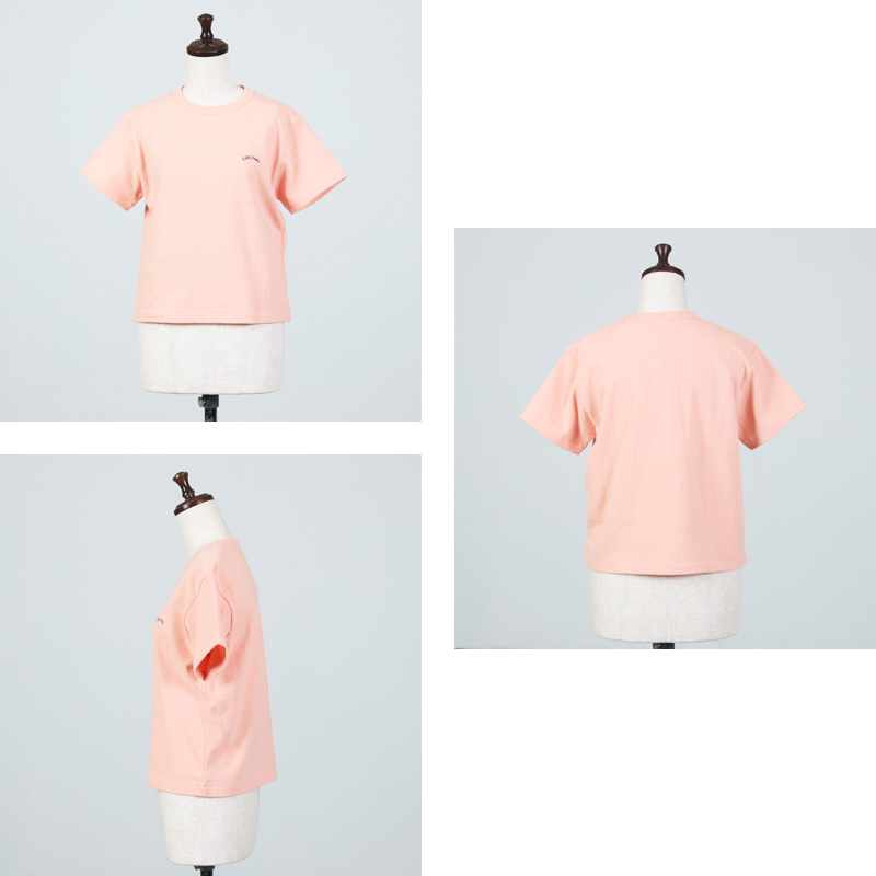 ORCIVAL(�������Х�) EMBROIDERY SHORT SLEEVE T-SHIRT