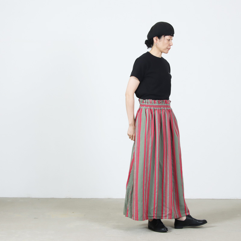 ORCIVAL(�������Х�) EMBROIDERY SHORT SLEEVE T-SHIRT