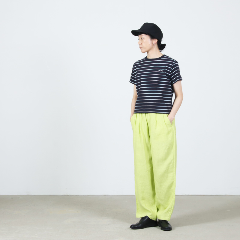 ORCIVAL(�������Х�) EMBROIDERY SHORT SLEEVE T-SHIRT