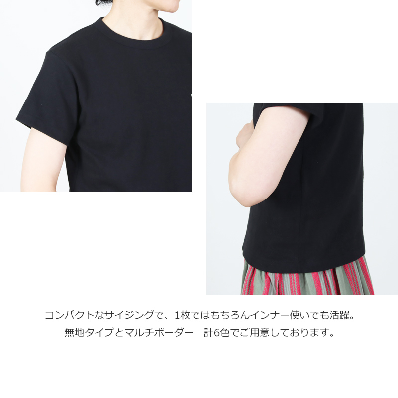 ORCIVAL(�������Х�) EMBROIDERY SHORT SLEEVE T-SHIRT