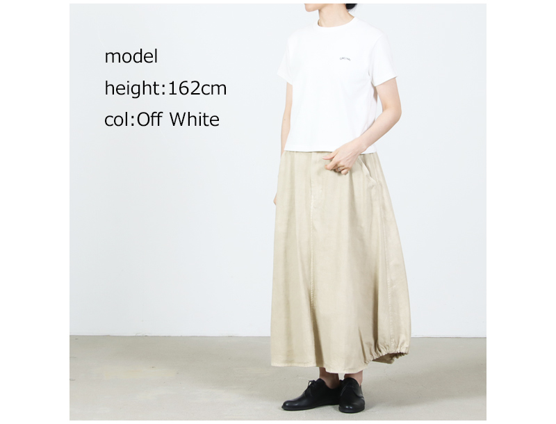 ORCIVAL(�������Х�) EMBROIDERY SHORT SLEEVE T-SHIRT