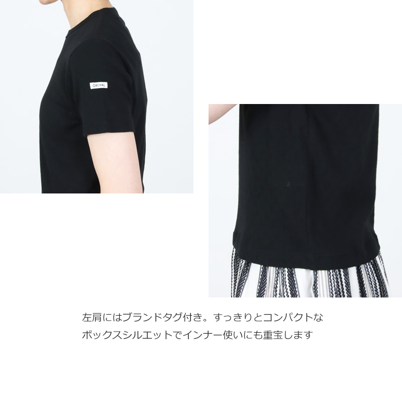 ORCIVAL(�������Х�) CREW NECK T-SHIRT