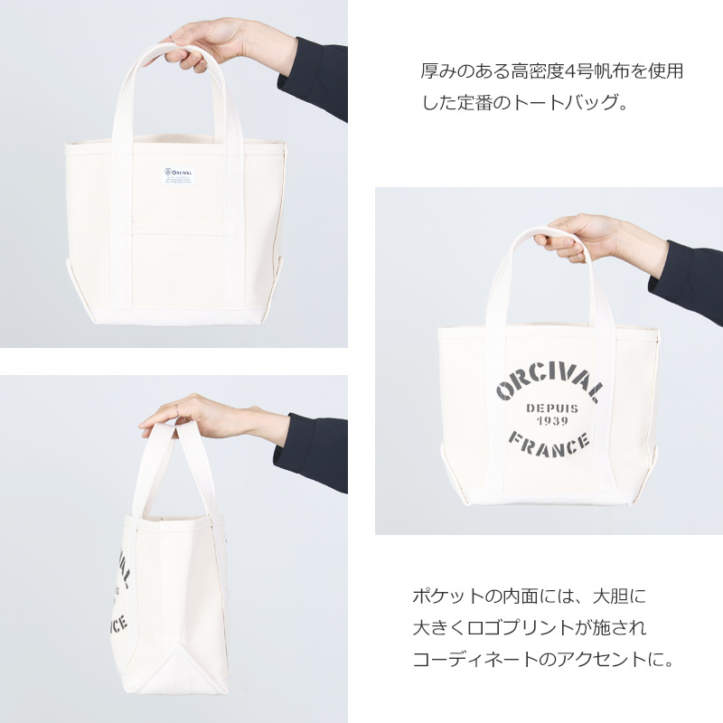 ORCIVAL(�������Х�) PRINT TOTE BAG SMALL