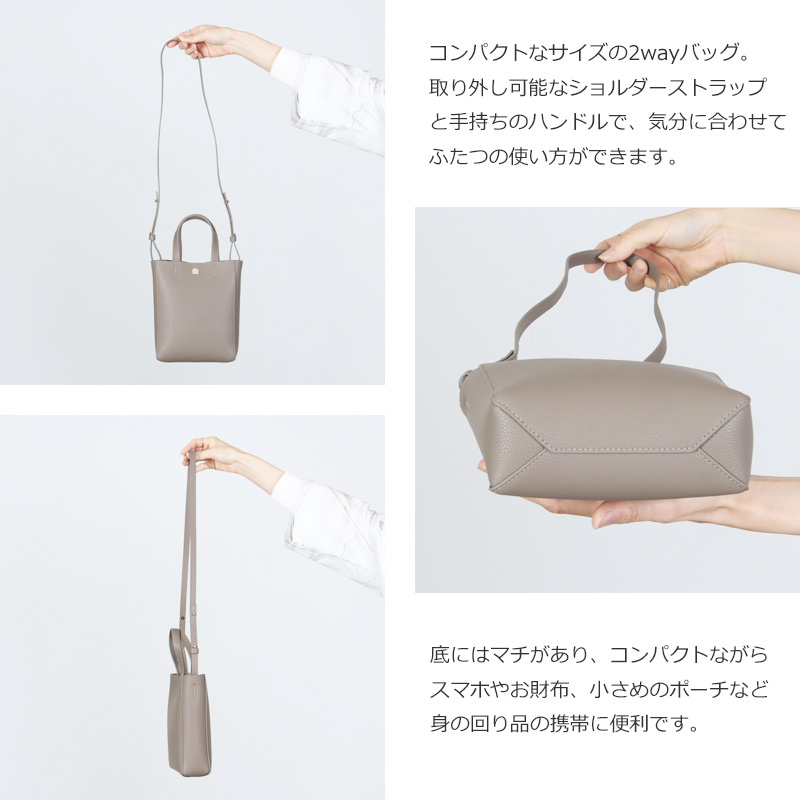 ORCIVAL(�������Х�) LEATHER SHOULDER BAG SMALL