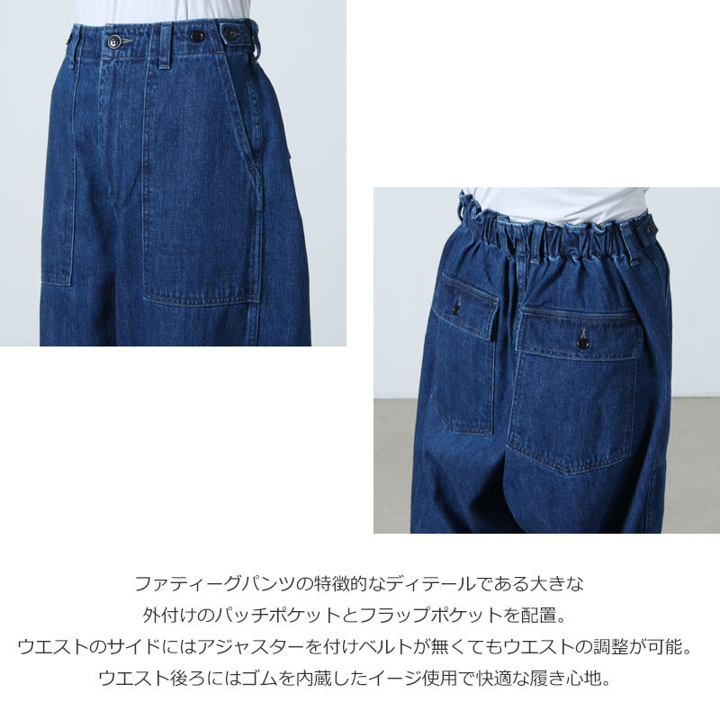 Ordinary Fits(ǥʥ꡼եå) JAMES FATIGUE DENIM USED #WOMEN