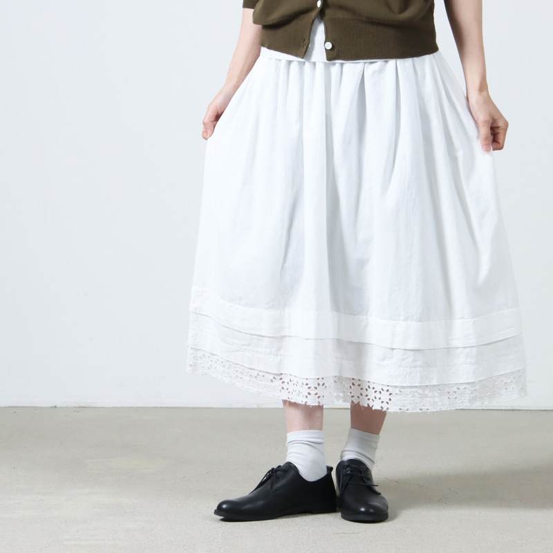 Ordinary Fits(ǥʥ꡼եå) SCALLOPED LACE EASY SKIRT