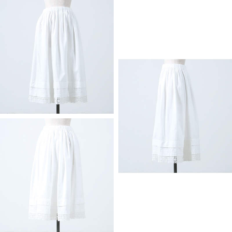 Ordinary Fits(ǥʥ꡼եå) SCALLOPED LACE EASY SKIRT