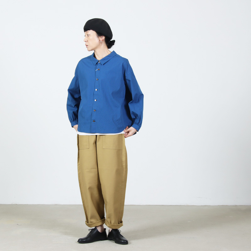Ordinary Fits(�����ǥ��ʥ꡼�ե��å�) BARBER BLOUSE