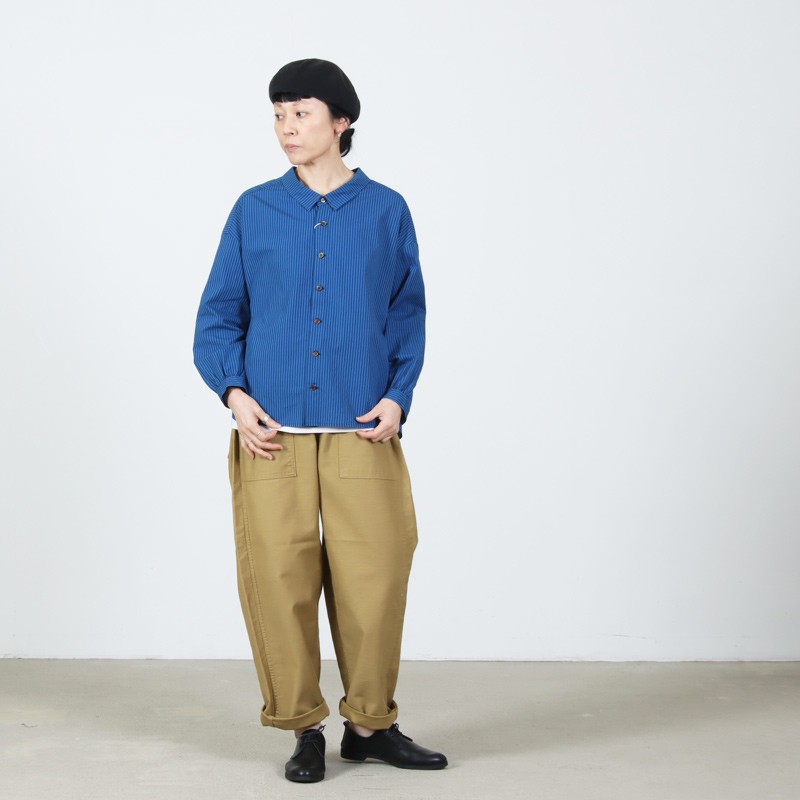 Ordinary Fits(�����ǥ��ʥ꡼�ե��å�) BARBER BLOUSE