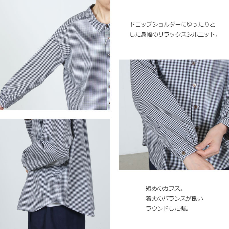 Ordinary Fits(�����ǥ��ʥ꡼�ե��å�) BARBER BLOUSE