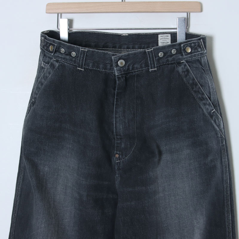 Ordinary Fits(ǥʥ꡼եå) BELL PANTS BLACK USED