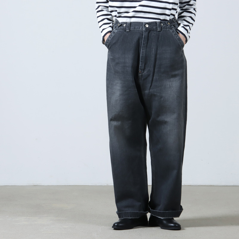 Ordinary Fits(ǥʥ꡼եå) BELL PANTS BLACK USED