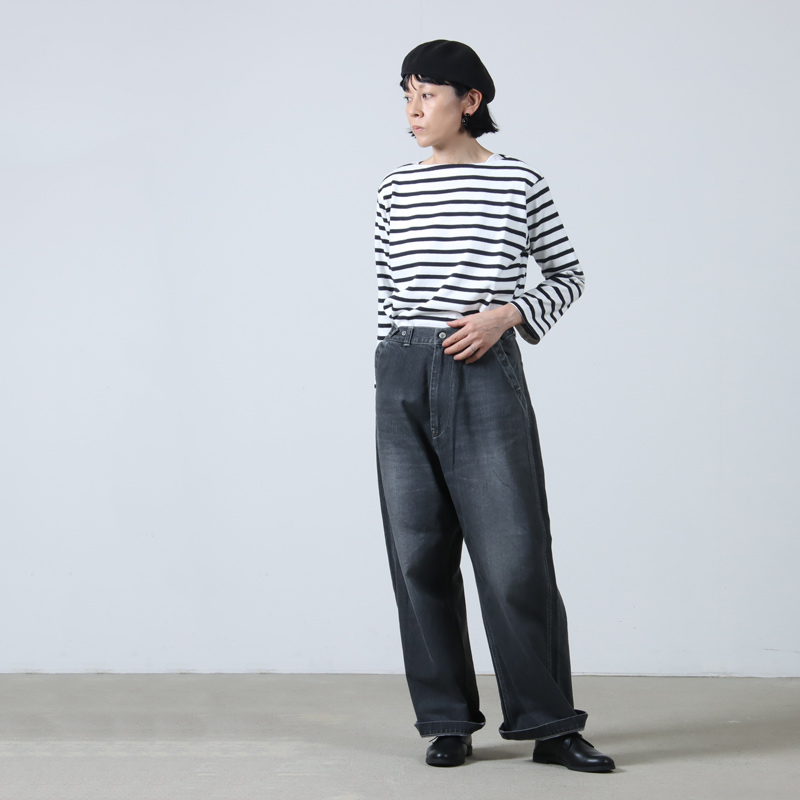 Ordinary Fits(ǥʥ꡼եå) BELL PANTS BLACK USED